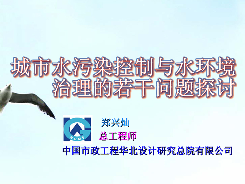 <p>郑兴灿-城市水污染控制与水环境治理的若干问题探讨<br/></p>